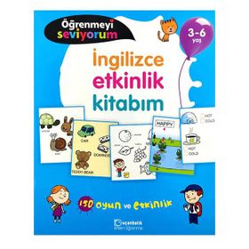 3-6 Yaş Öğrenmeyi Seviyorum - İngilizce Etkinlik Kitabım Uçanbalık Yayınları