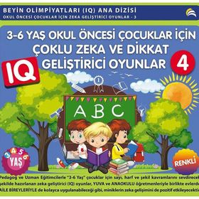 3-6 Yaş Okul Öncesi Çocuklar İçin Çoklu Zeka ve Dikkat Geliştirici Oyunlar 4 Ekinoks Yayın Grubu