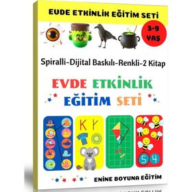 3-9 Yaş Evde Etkinlik Eğitim Seti