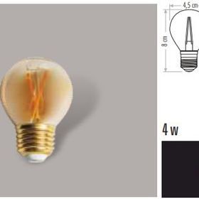 3 ADET CT 4283 Cata 4W Rustik Led Ampul Amber 2700k E27