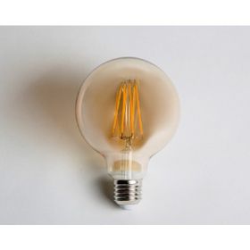 3 Adet Ct 4286 Cata 6w G95 Glop Rustik Led 2700k Amber E27 Duy