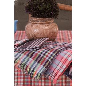 3 Adet Kara Tezgah Dokuma Otantik Masa Örtüsü 140x140 cm