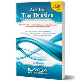 3. Dönem Tüm Dersler Kitabı Açık Lise