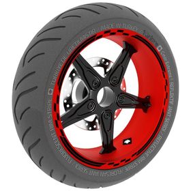 3 Parça Tasarımlı Floresan Turuncu Jant Şeridi Sticker Çınar Extreme