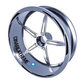 3 Parça Tasarımlı Jet Siyah Jant Şeridi Sticker Çınar Extreme