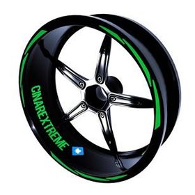 3 Parça Tasarımlı Orman Yeşili Jant Şeridi Sticker Çınar Extreme