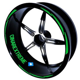 3 Parça Tasarımlı Orman Yeşili Jant Şeridi Sticker Çınar Extreme
