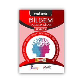 3.Seviye Dikkat Zeka ve Düşünce Becerileri Bilsem Hazırlık Tamamı Çözümlü Hazırlık Kitabı - Liyakat Yayınları