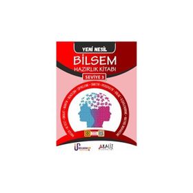 3.Seviye Dikkat Zeka ve Düşünce Becerileri Bilsem Hazırlık Tamamı Çözümlü Hazırlık Kitabı - Liyakat Yayınları