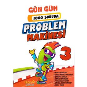 3. Sınıf 1000 Soruda Problem Makinesi-Bilgin Çocuk Yayınları
