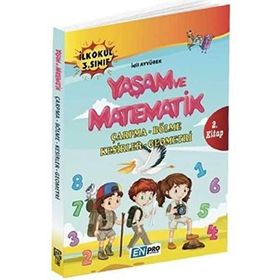 3. Sınıf 2. Kitap Çarpma Bölme ve Kesirler Geometri Enpro Yayınları