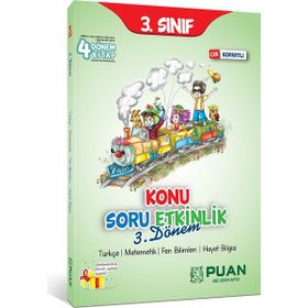 3. Sınıf 3. Dönem Konu Soru Etkinlik Kitabı Puan Yayınları