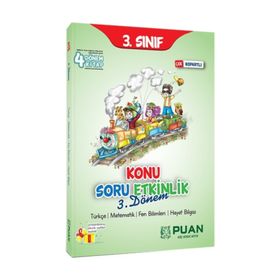 3. Sınıf 3. Dönem Konu Soru Etkinlik Kitabı Puan Yayınları