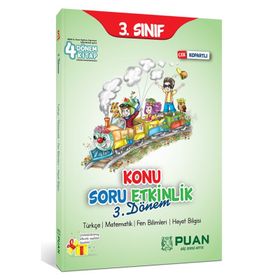 3. Sınıf 3. Dönem Konu Soru Etkinlik Kitabı Puan Yayınları
