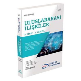 3.Sınıf 5.Yarıyıl Uluslararası İlişkiler Murat Yayınları