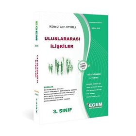 3.Sınıf 5.Yarıyıl Uluslararası İlişkiler Murat Yayınları