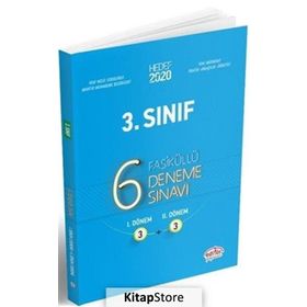 3. Sınıf 6 3+3 Deneme Sınavı Kollektif Editör Yayınları