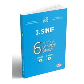 3. Sınıf 6 3+3 Deneme Sınavı Kollektif Editör Yayınları