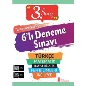 3. Sınıf 6'lı Poşet Deneme Sınavı - Ata Yayınları