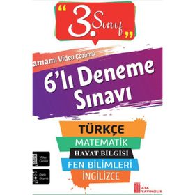 3. Sınıf 6'lı Poşet Deneme Sınavı - Ata Yayınları