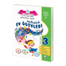3. Sınıf Akıllı Damla Haftalık Ev Ödevleri Damla Eğitim