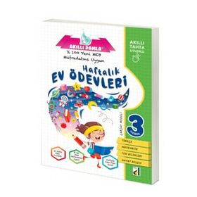 3. Sınıf Akıllı Damla Haftalık Ev Ödevleri Damla Eğitim