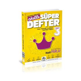 3. Sınıf Akıllı Süper Defter Tüm Dersler