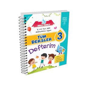 3. Sınıf Akıllı Tüm Dersler Defterim Damla Yayınları