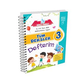 3. Sınıf Akıllı Tüm Dersler Defterim Damla Yayınları