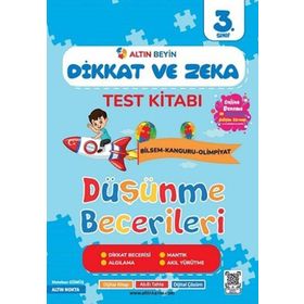 3. Sınıf Altın Beyin Dikkat ve Zeka Kitabı