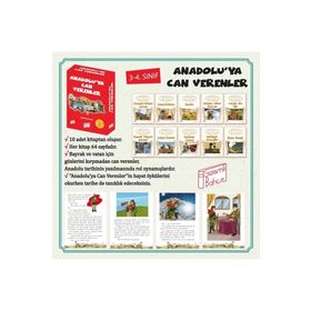 3. Sınıf Anadolu Ya Can Verenler 9+ Yaş Hikaye Seti 10 Kitap-Gizemli Bahçe Yayınları
