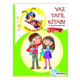 3. Sınıf Atom Karınca Yaz Tatil Kitabı Molekül Yayınları