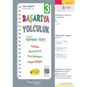 3. Sınıf Başarıya Yolculuk Yaprak Test Üçgen Yayınları