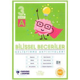 3. Sınıf Bilişsel Beceriler Geliştirme Aktiviteleri Seti 3 Kitap Curious & Genius Yayınları