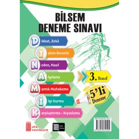 3. Sınıf Bilsem 5'li Deneme Sınavı Ata Yayıncılık