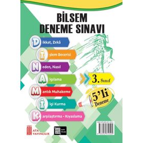 3. Sınıf Bilsem 5'li Deneme Sınavı Ata Yayıncılık