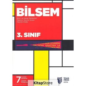 3. Sınıf Bilsem Bilim Ve Sanat Merkezleri Öğrenci Seçme Sınavı Hazırlık Kitabı Teas Press Eğitim