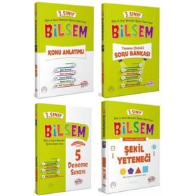 3.Sınıf Bilsem Hazırlık Kitapları 4'lü Set Editör Yayınları