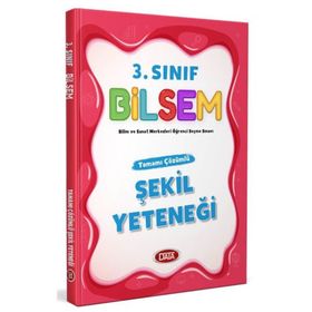 3. Sınıf Bilsem Hazırlık Şekil Yeteneği Tamamı Çözümlü - Data Yayınları