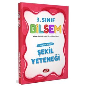 3. Sınıf Bilsem Hazırlık Şekil Yeteneği Tamamı Çözümlü - Data Yayınları