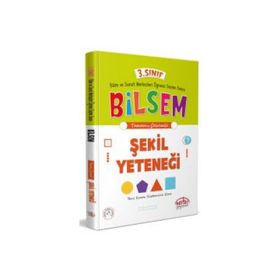 3. Sınıf Bilsem Hazırlık Şekil Yeteneği Tamamı Çözümlü - Editör Yayınları