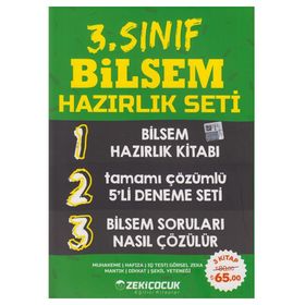 3. Sınıf Bilsem Hazırlık Seti Zeki Çocuk Yayınları