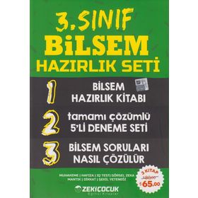3. Sınıf Bilsem Hazırlık Seti Zeki Çocuk Yayınları