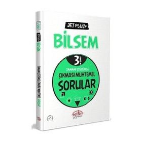 3. Sınıf Bilsem Jet Plus+ Tamamı Çözümlü Çıkması Muhtemel Sorular - Editör Yayınları