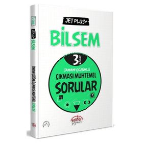 3. Sınıf Bilsem Jet Plus+ Tamamı Çözümlü Çıkması Muhtemel Sorular - Editör Yayınları