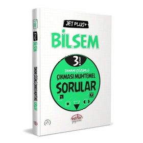 3. Sınıf Bilsem Jet Plus+ Tamamı Çözümlü Çıkması Muhtemel Sorular - Editör Yayınları