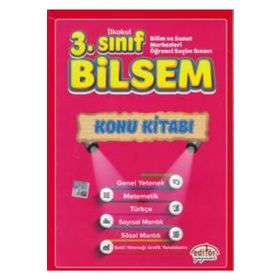 3. Sınıf Bilsem Konu Kitabı Editör Yayınları