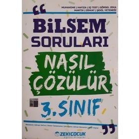 3. Sınıf Bilsem Soruları Nasıl Çözülür - Zeki Çocuk Yayınları