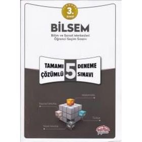 3. Sınıf Bilsem Tamamı Çözümlü 5 Deneme