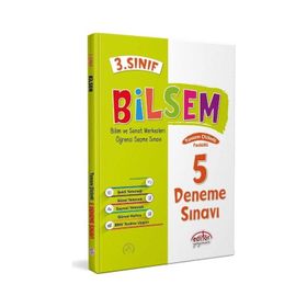 3. Sınıf Bilsem Tamamı Çözümlü 5 Fasikül Deneme Sınavı - Editör Yayınları